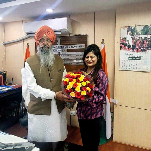 राष्ट्रीय अल्पसंख्यक आयोग के राष्ट्रीय अध्यक्ष श्री इकबाल सिंह लालपुरा से अल्पसंख्यक समुदायों और उनके अधिकारों पर चर्चा
