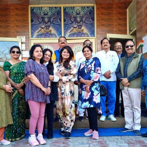 योगा फेडरेशन की टीम के साथ योग ग्राम, हरिद्वार की दो दिवसीय यात्रा